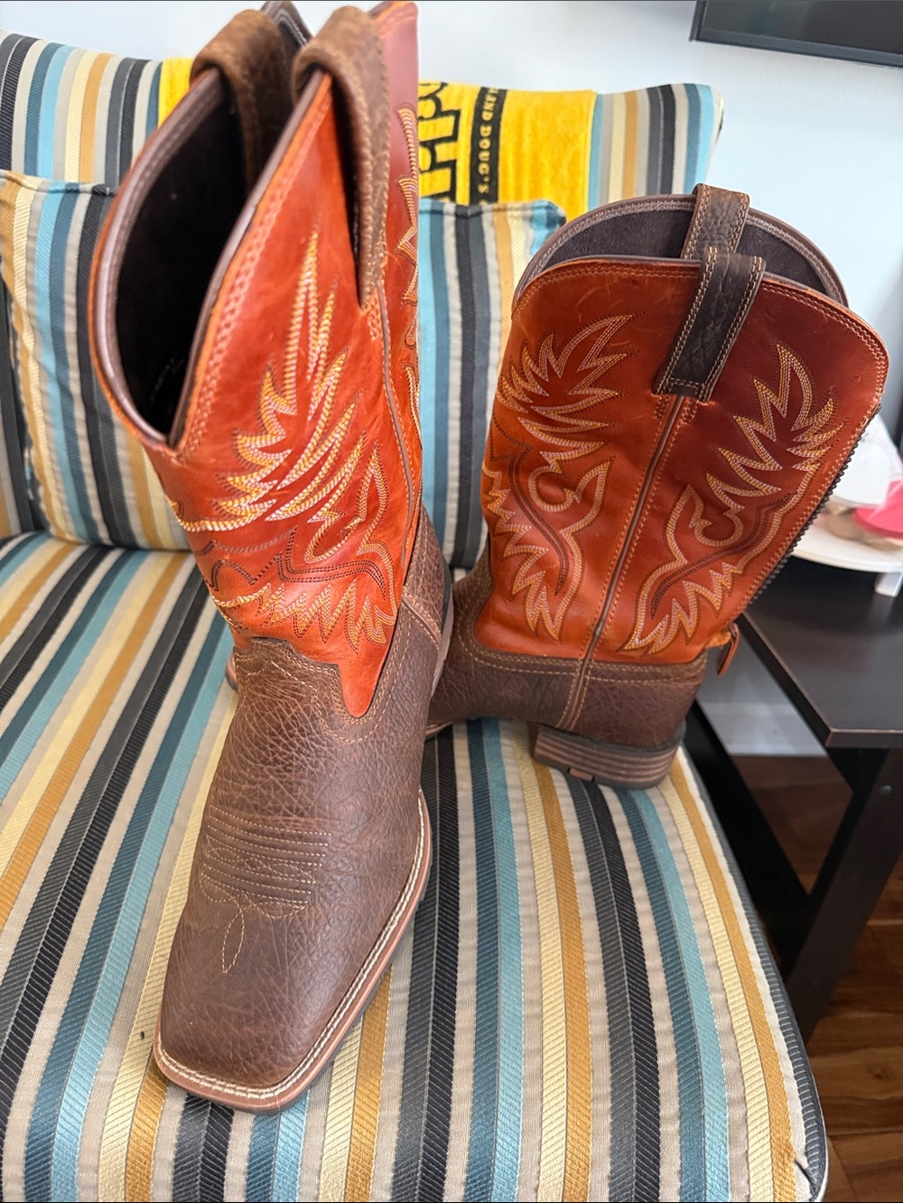 Ariat Cowboy Boots with Zipper up shaft